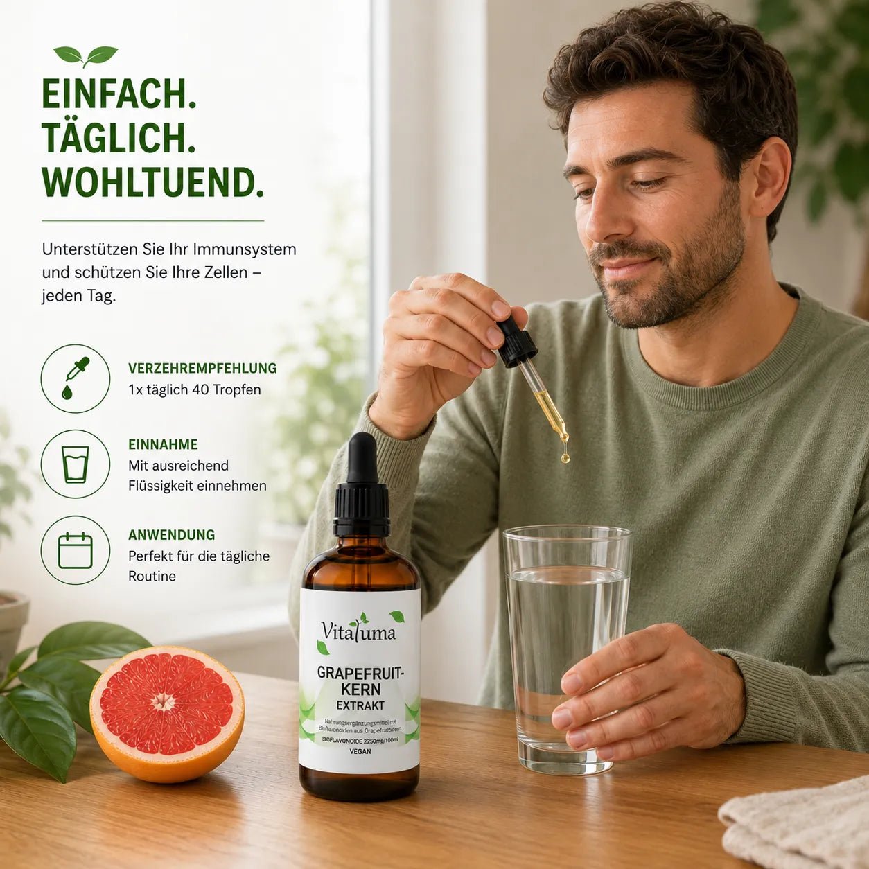 Grapefruitkernextrakt 100ml - Vitaluma®