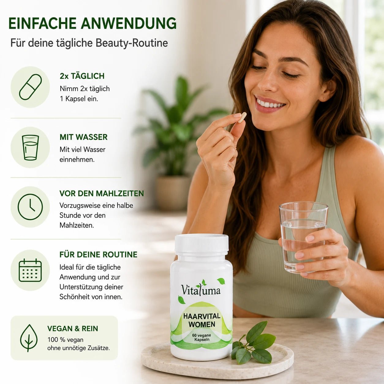 Haarvital Woman - 60 Kapseln - Vitaluma®