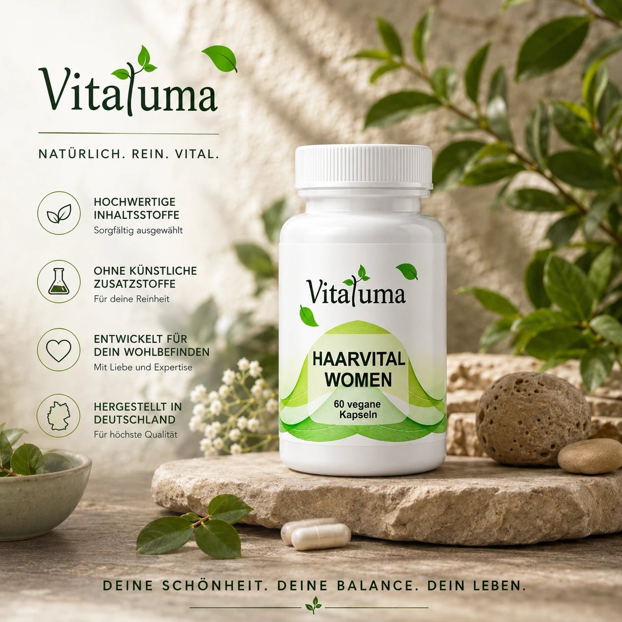 Haarvital Woman - 60 Kapseln - Vitaluma®