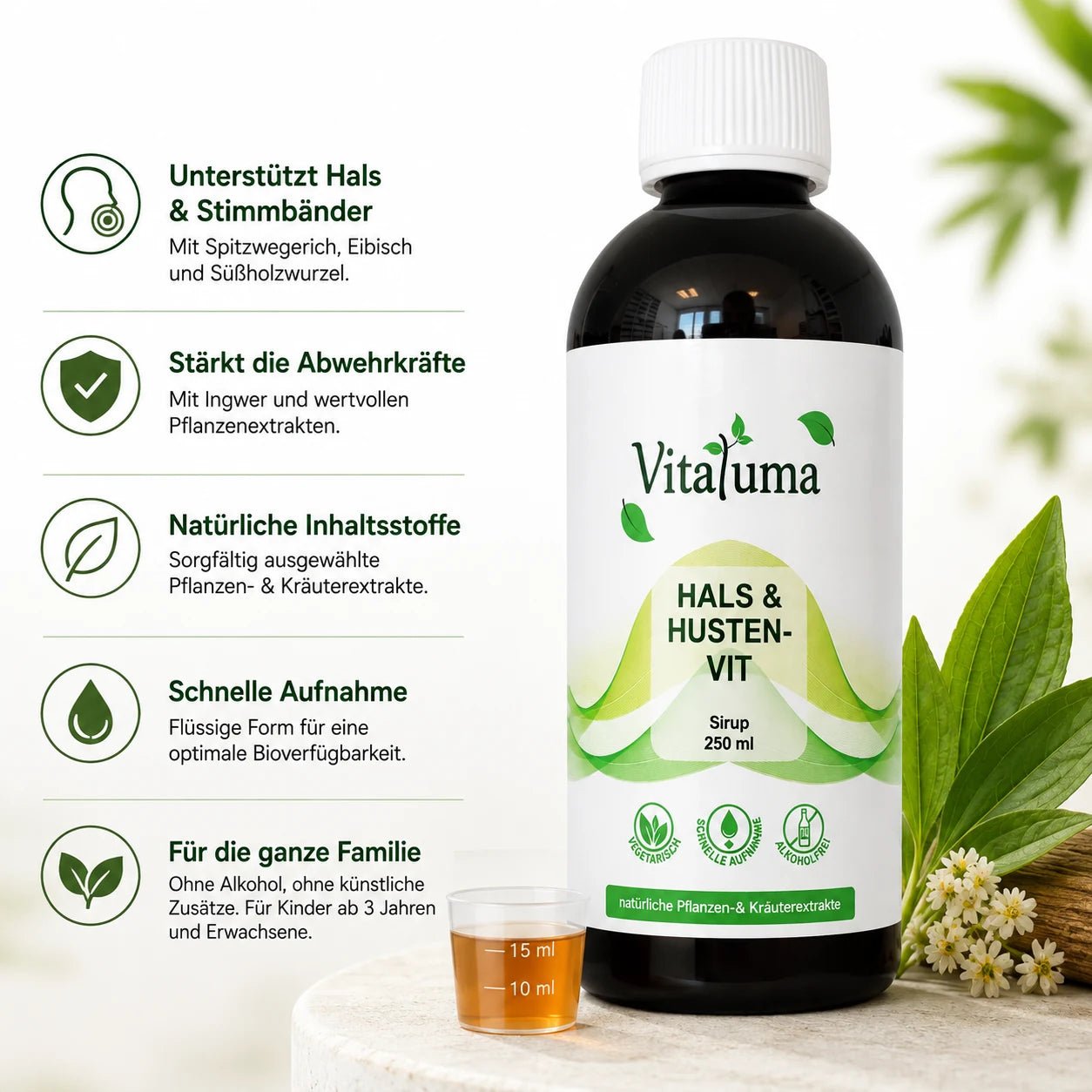 Hals & Husten-VIT Sirup 250ml