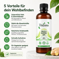 Hals & Husten-VIT Sirup 250ml - Vitaluma®