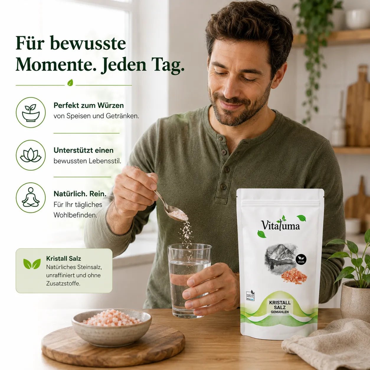 Himalaya Salz fein 1.000g - Vitaluma®
