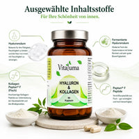Hyaluron + Kollagen - 90 Kapseln - Vitaluma®