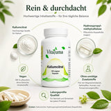 Kaliumcitrat – 120 vegane Kapseln - Vitaluma®