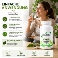 Katzenkralle Extrakt - 120 Kapseln - Vitaluma®