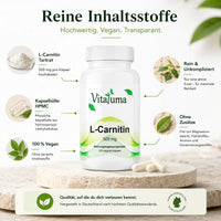 L-Carnitin - 120 Kapseln - Vitaluma®