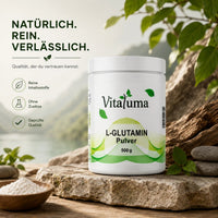 L-Glutamin Pulver – 500g - Vitaluma®