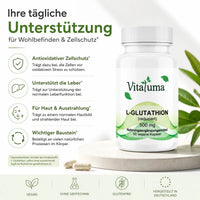 L-Glutathion - 60 Kapseln - Vitaluma®