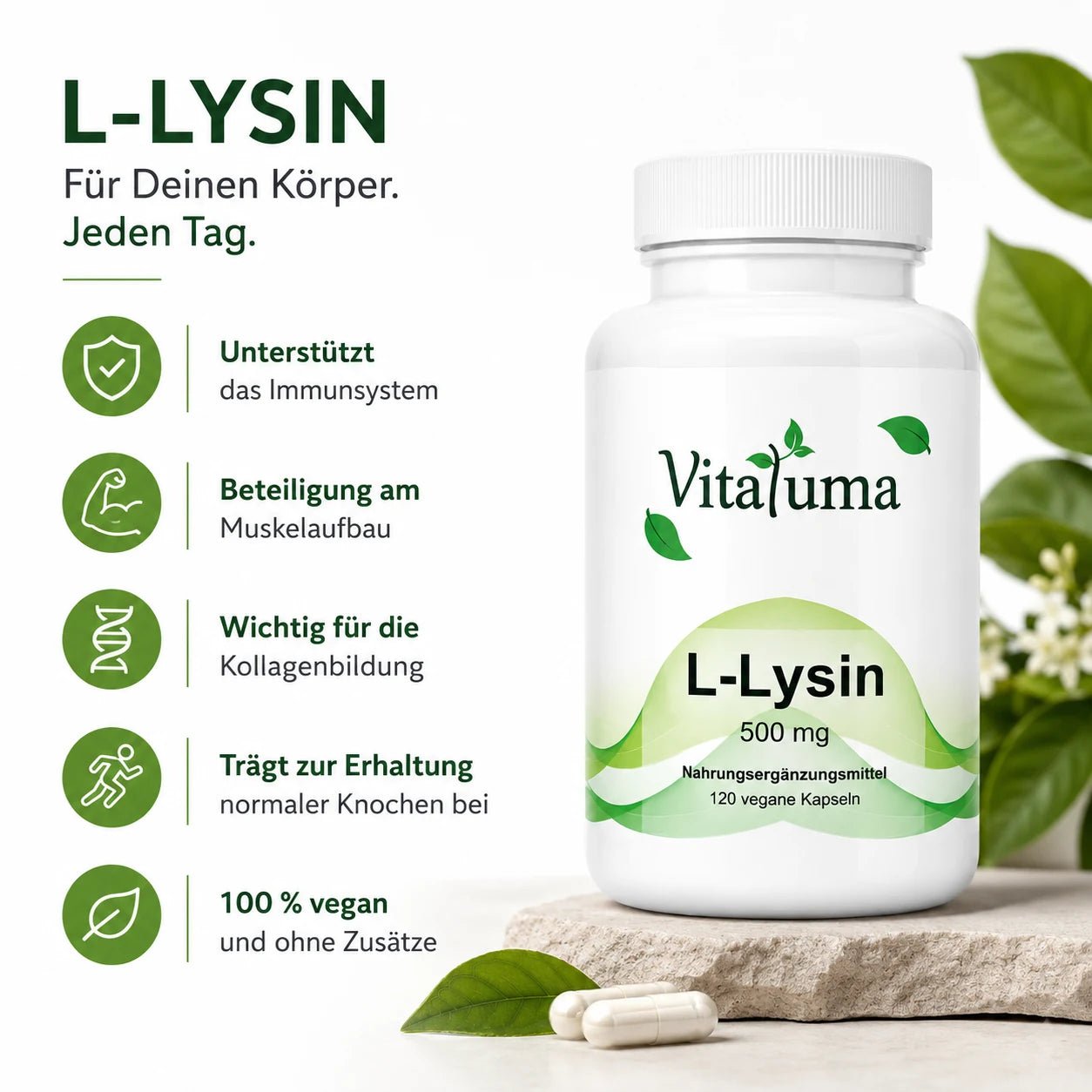 L-Lysin - 120 Kapseln