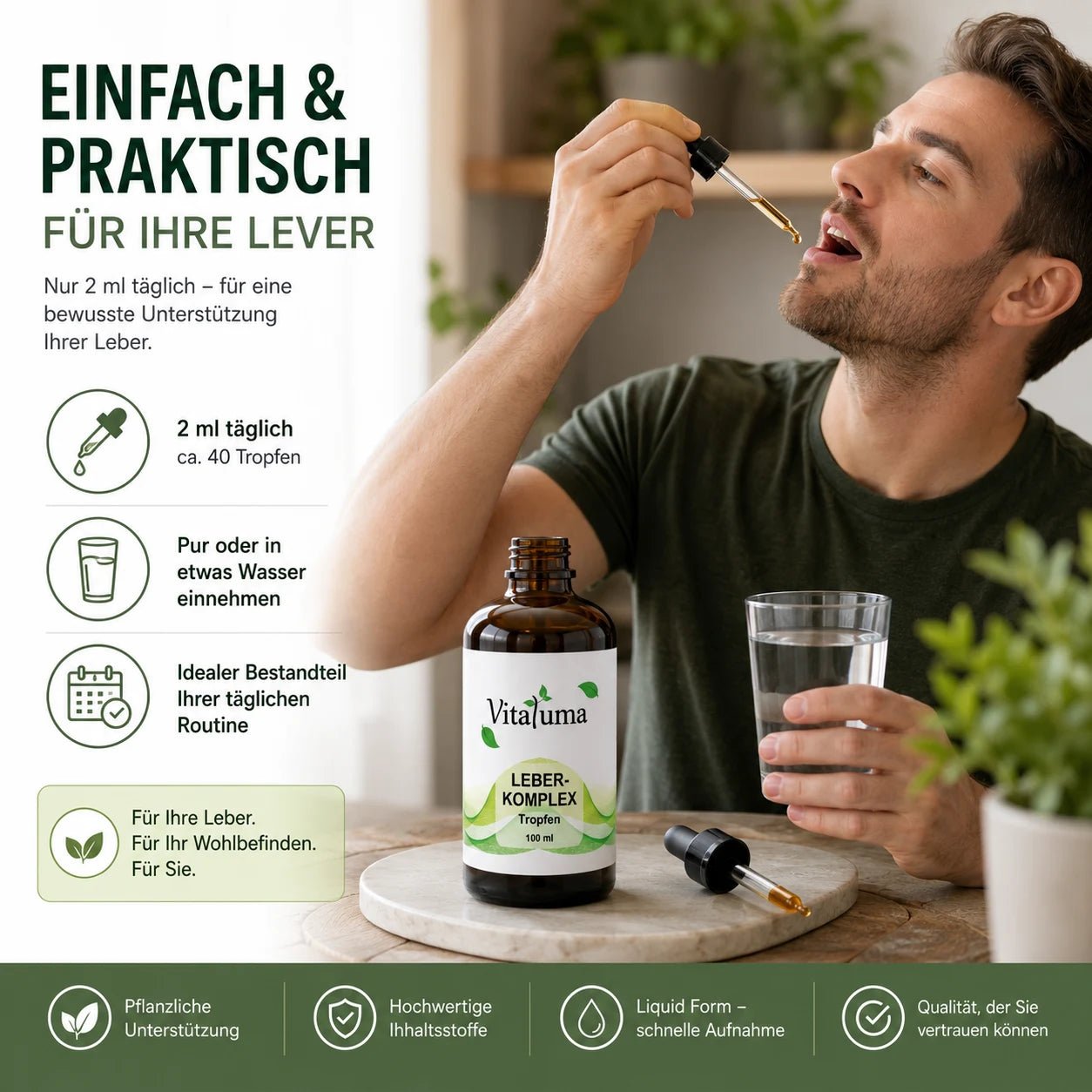 Leber-Komplex Tropfen – 100 ml - Vitaluma®