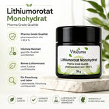 Lithiumorotat Monohydrat – Pharma Grade, 26 g - Vitaluma®