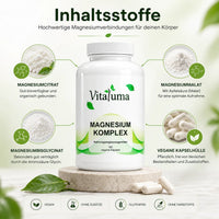 Magnesium Komplex - 180 Kapseln - Vitaluma®