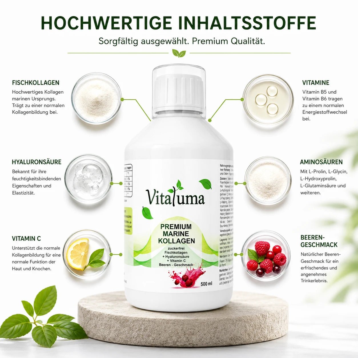Marine Kollagen – 500 ml - Vitaluma®