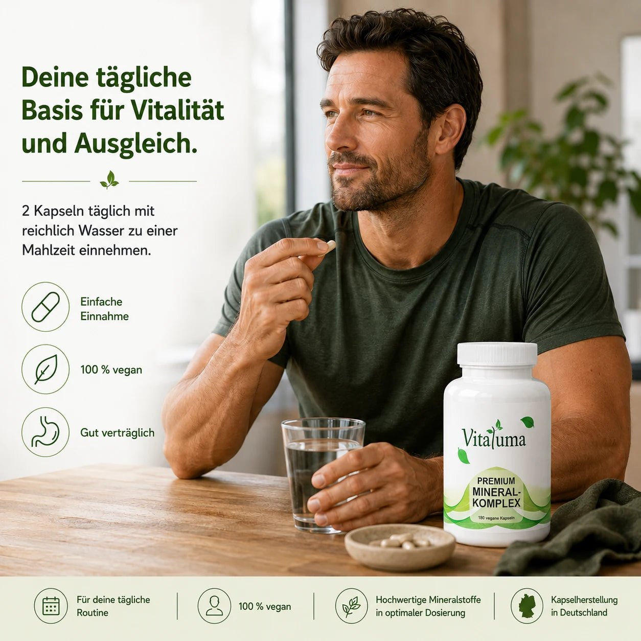 Mineralkomplex - 180 Kapseln - Vitaluma®