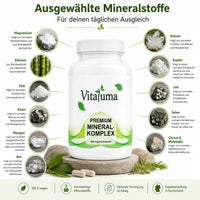Mineralkomplex - 180 Kapseln - Vitaluma®