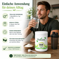MSM Pulver - 500g - Vitaluma®