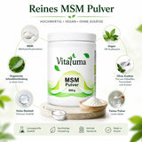 MSM Pulver - 500g - Vitaluma®