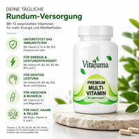 Multivitamin - 90 Kapseln - Vitaluma®