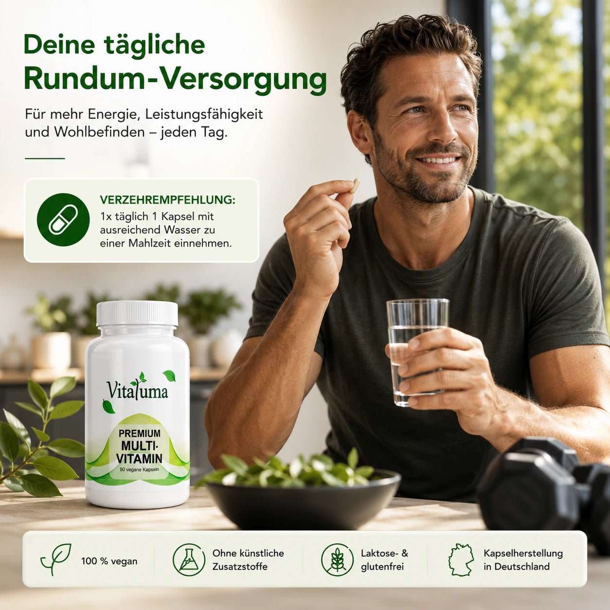 Multivitamin - 90 Kapseln - Vitaluma®