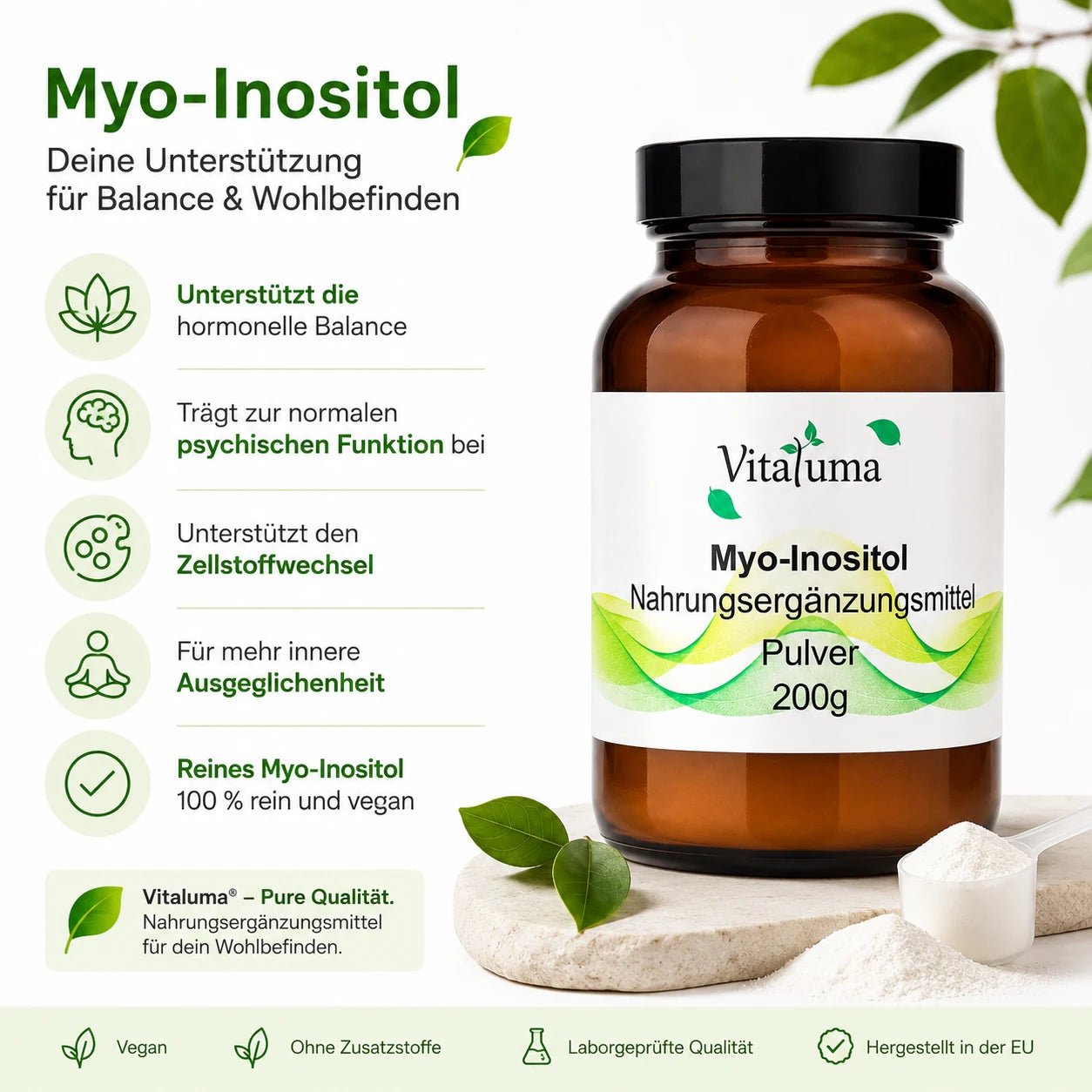 Myo-Inositol Pulver 200g