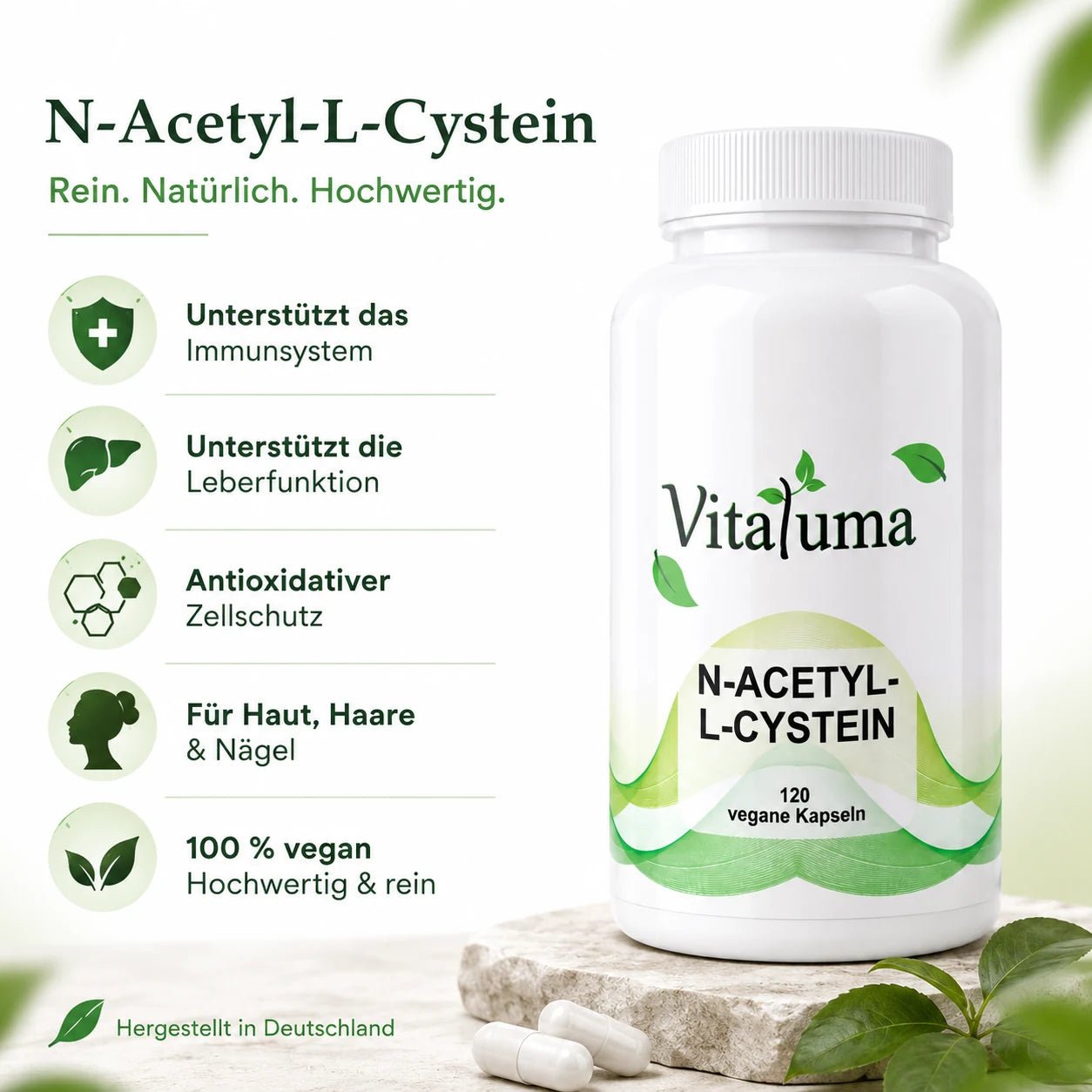 NAC N-Acetyl L-Cystein - 120 Kapseln