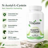 NAC N - Acetyl L - Cystein - 120 Kapseln - Vitaluma®
