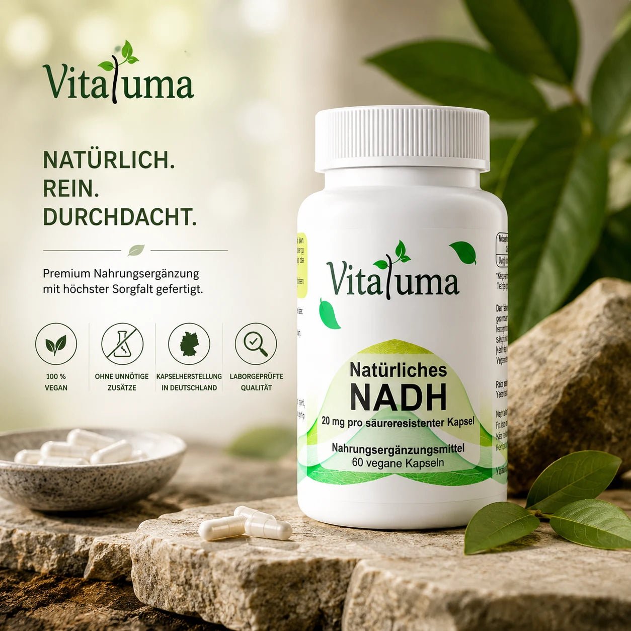 NADH - 60 Kapseln - Vitaluma®