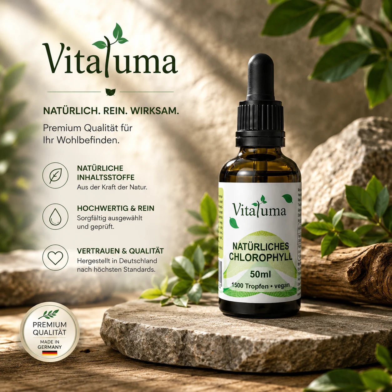 Natürliches Chlorophyll 50 ml - Vitaluma®