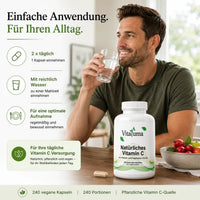 natürliches Vitamin C - 240 Kapseln - Vitaluma®