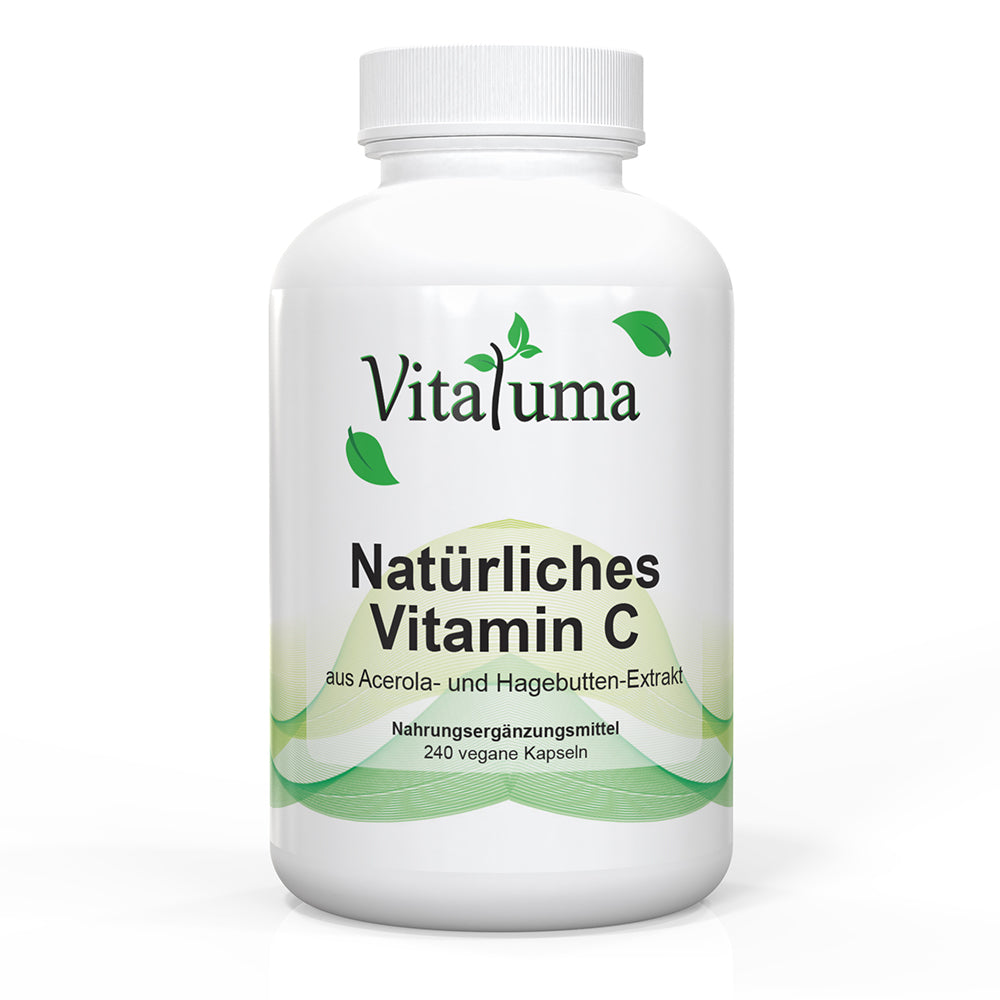 Natürliches Vitamin C Kapseln von Vitaluma® – antioxidativer Schutz fürs Immunsystem