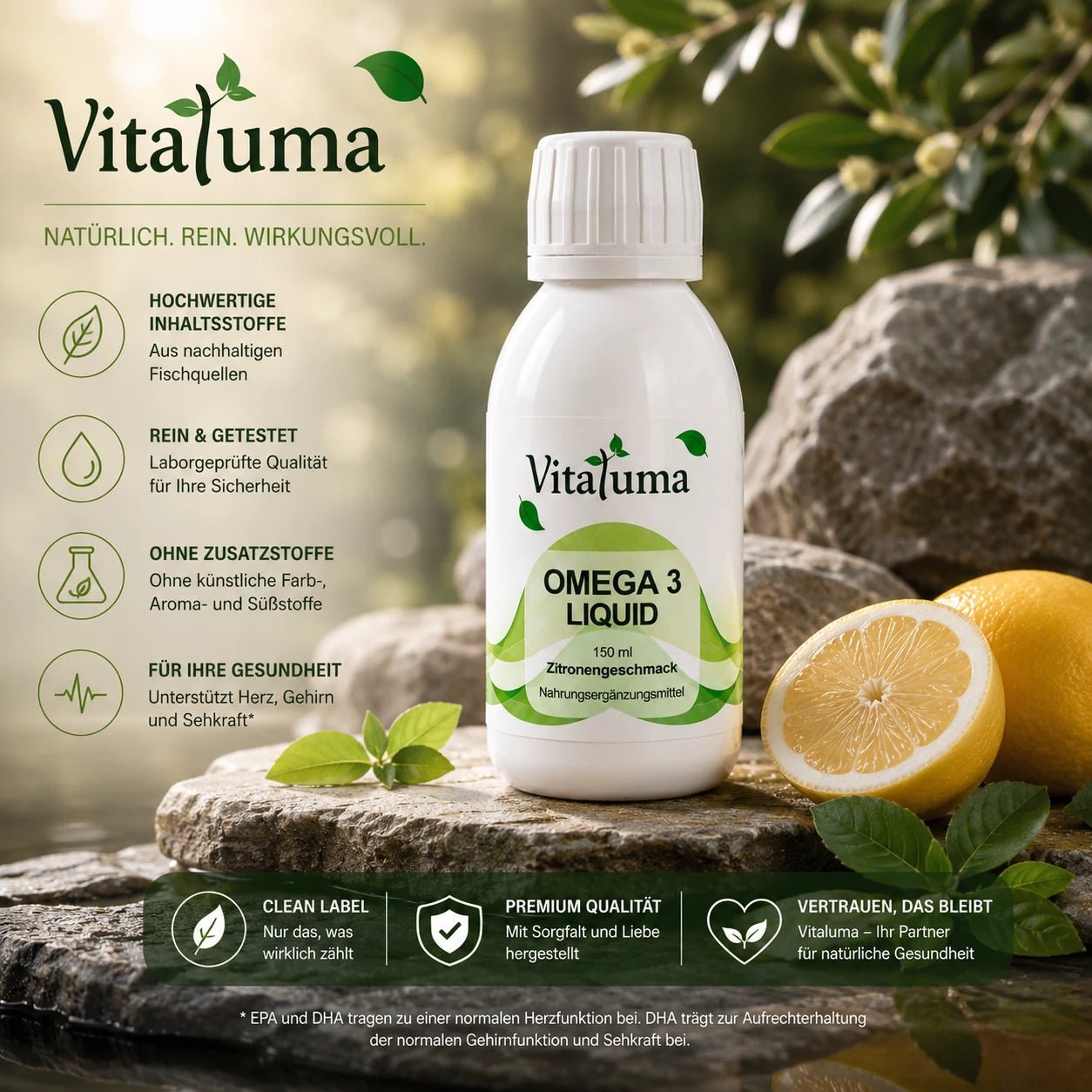 Omega 3 Liquid - 150ml - Vitaluma®