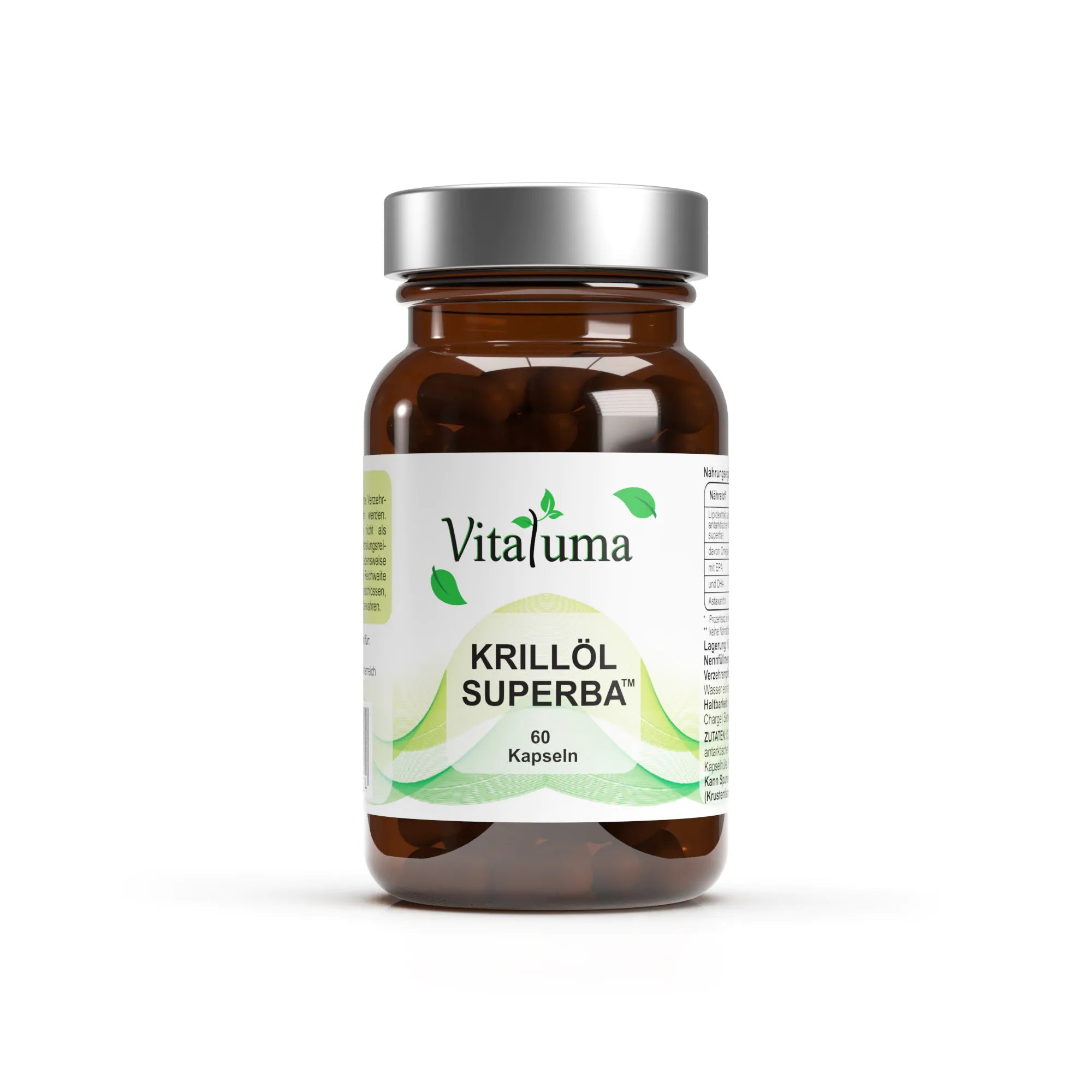 Omega3 Krillöl Superba™ 500 mg - 60 Kapseln - Vitaluma®