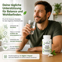 Pro B 22-Kulturen - 60 Kapseln - Vitaluma®