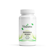 Vitaluma Rhodiola Rosea Rosenwurz-Extrakt mit 120 Kapseln als Nahrungsergänzungsmittel im Produktfoto
