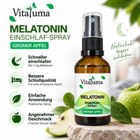 Schlaf Spray - Melatonin - grüner Apfel 50ml - Vitaluma®