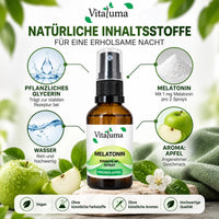 Schlaf Spray - Melatonin - grüner Apfel 50ml - Vitaluma®