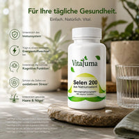 Selen 200µg - 365 Tabletten - Vitaluma®
