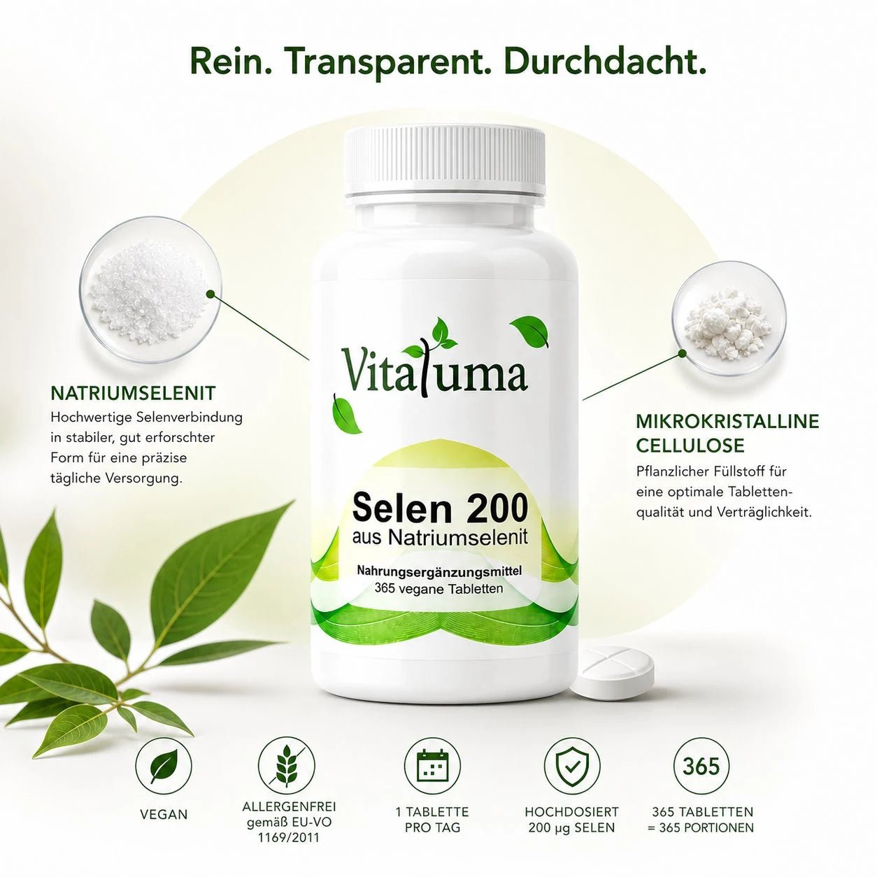 Selen 200µg - 365 Tabletten