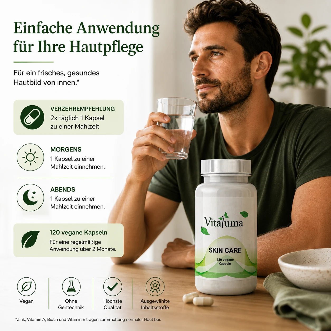 Skin Care - 120 Kapseln - Vitaluma®