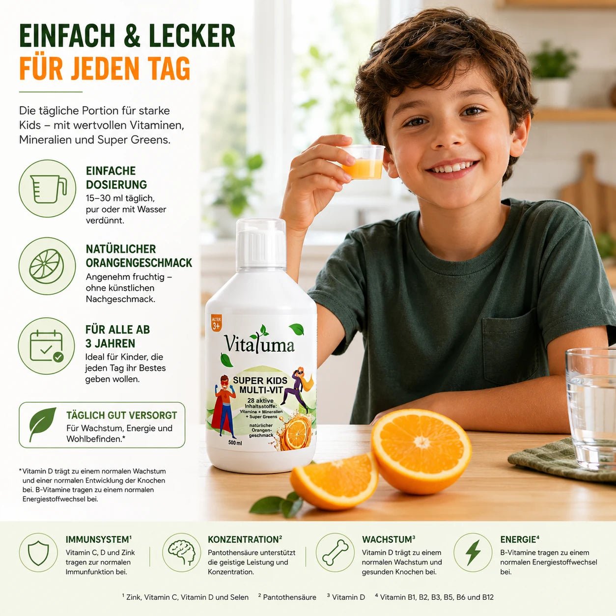 Super Kids Multi-VIT – 500 ml - Vitaluma®