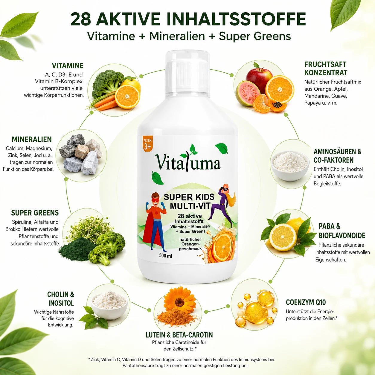 Super Kids Multi-VIT – 500 ml - Vitaluma®