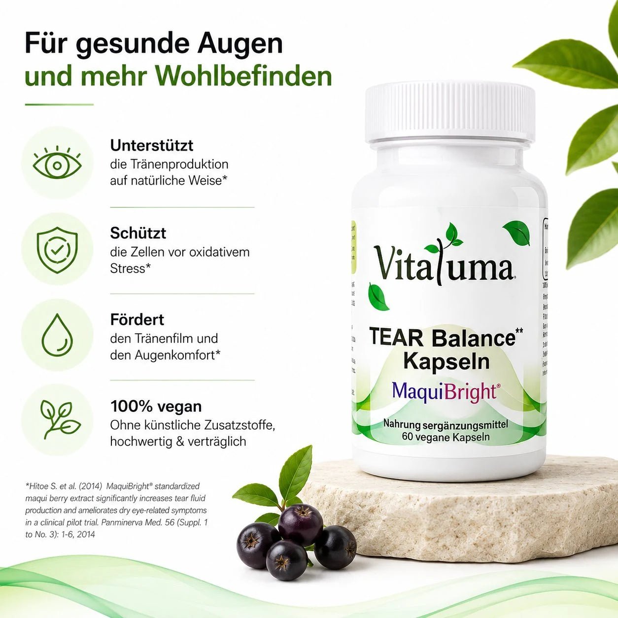 TEAR Balance mit MaquiBright® - 60 vegane Kapseln