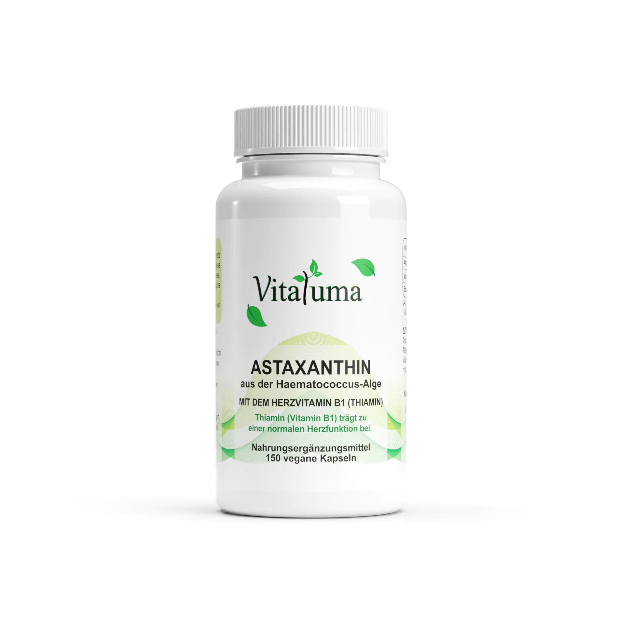 Vitaluma® Astaxanthin - 150 Kapseln – Antioxidans-Kapseln, Produktdose