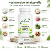 Vitamin B Komplex - 90 Kapseln - Vitaluma®