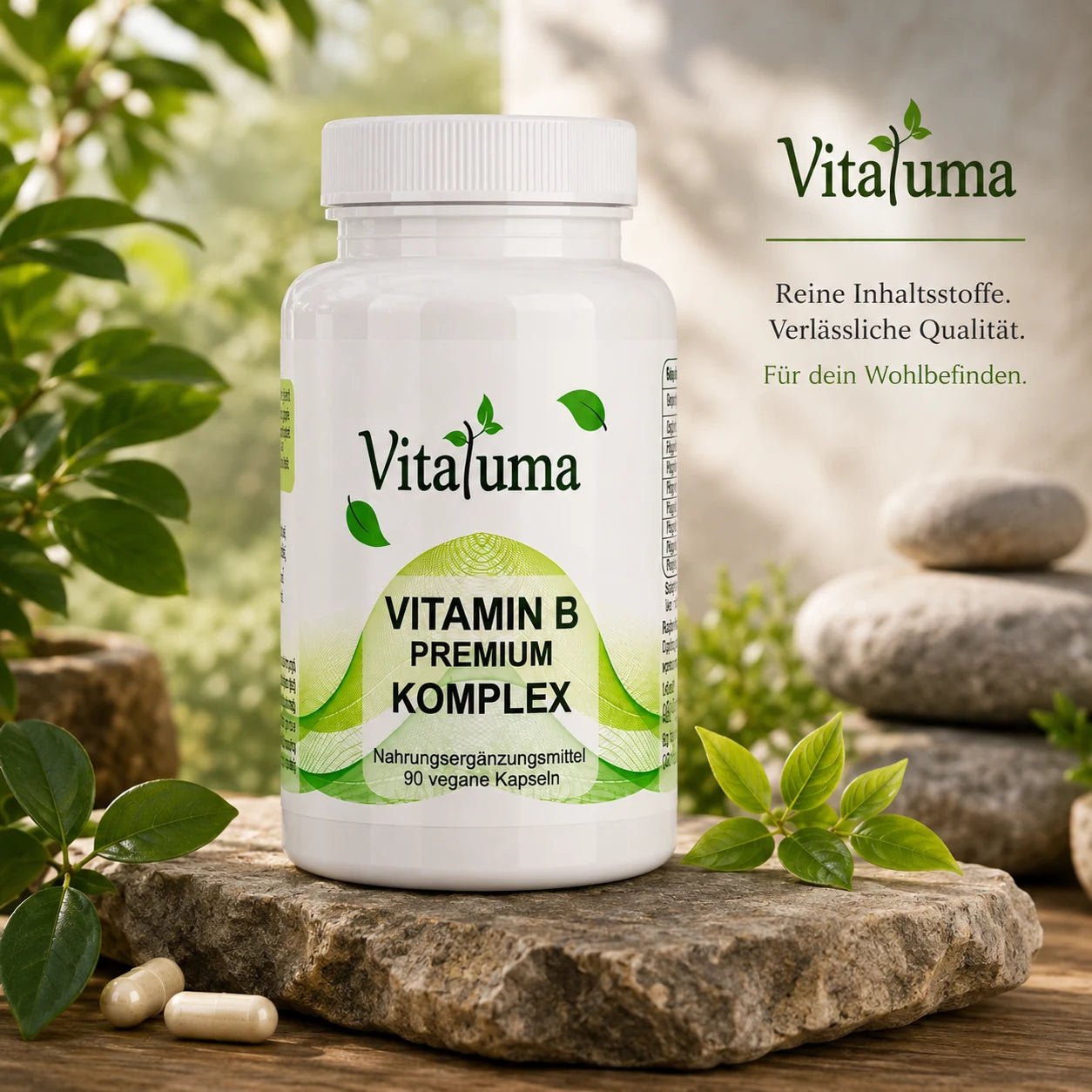 Vitamin B Komplex - 90 Kapseln - Vitaluma®