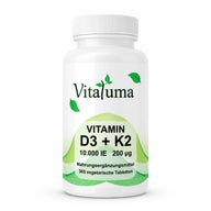 Vitamin D3 + K2 – 365 Tabletten - Vitaluma®