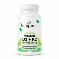 Vitamin D3 + K2 – 365 Tabletten - Vitaluma®