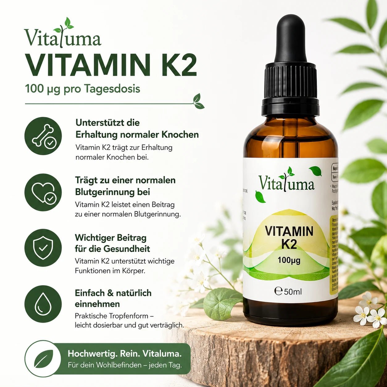 Vitamin K2 Tropfen - 50ml