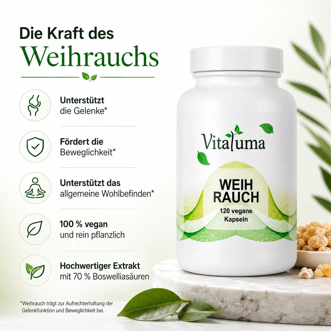 Weihrauch - 120 Kapseln