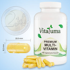 Premium Multivitamin hochdosiert - 180 Kapseln
